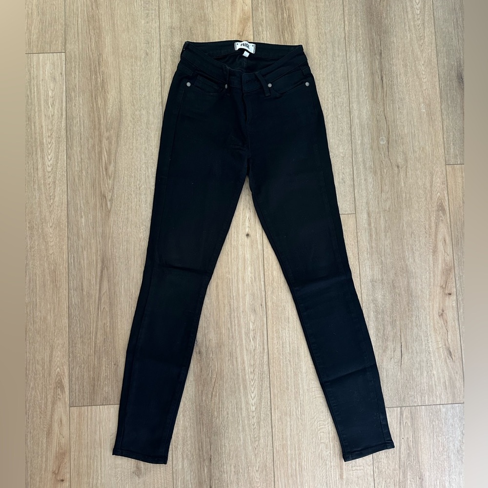Paige Verdugo Ultra Skinny Black Jeans